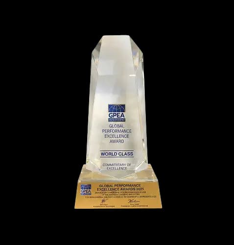 Global Performance Excellence <br class='show-desktop'/>Award 2025 - World Class Level